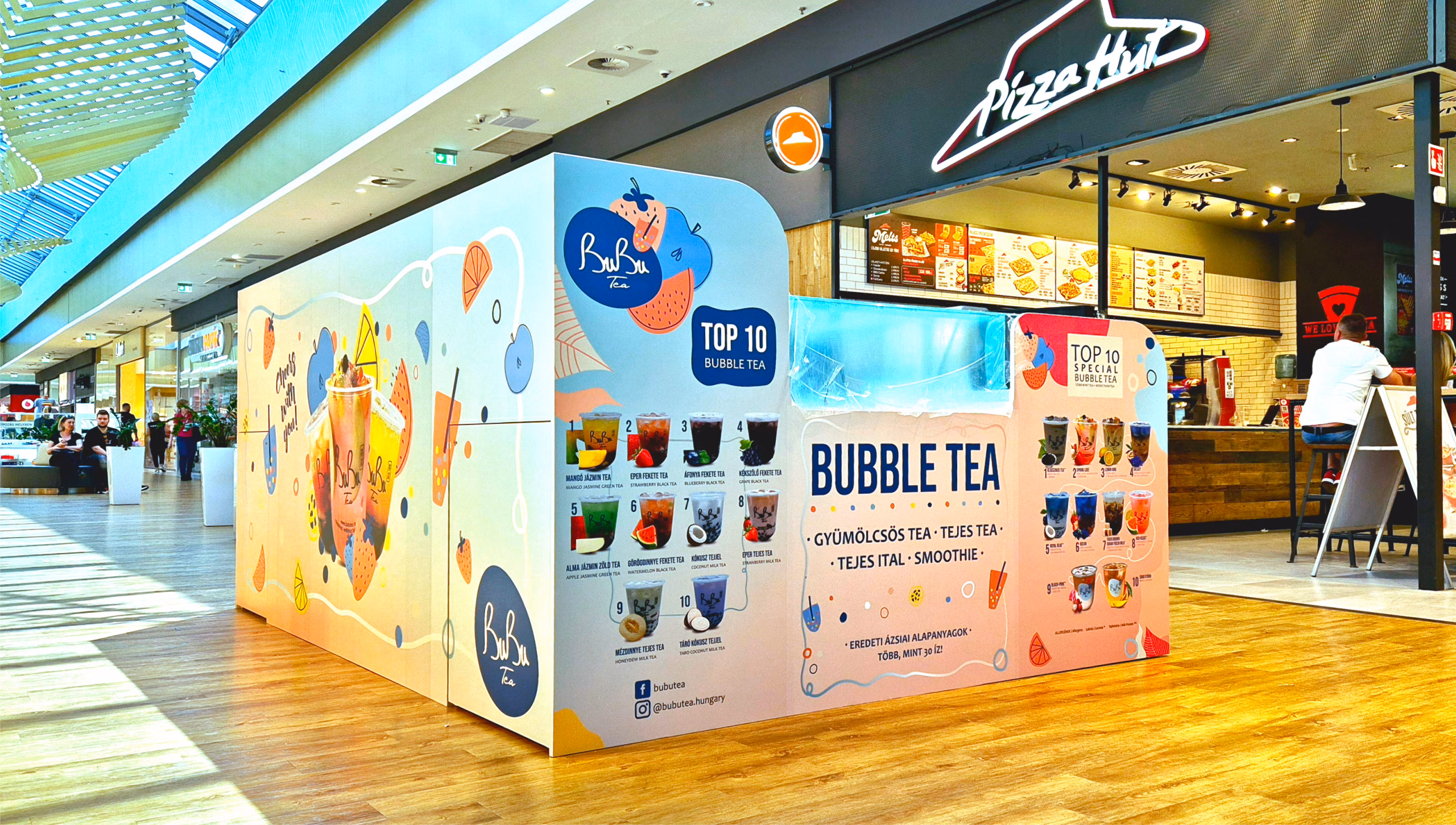 kirakatdekoráció, üzletdekoráció győr